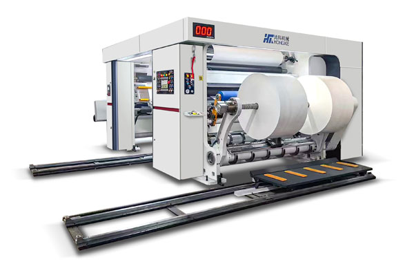 HFQL-GK系列全自動(dòng)高速龍門(mén)式框架不干膠分切機(jī)